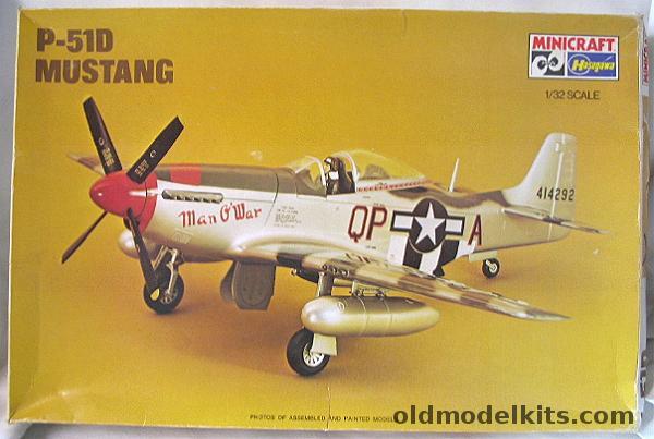 Hasegawa 1/32 P-51D Mustang Man 'O War, 1086 plastic model kit